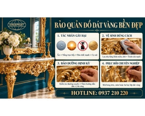 Cách Bảo Quản Đồ Dát Vàng 